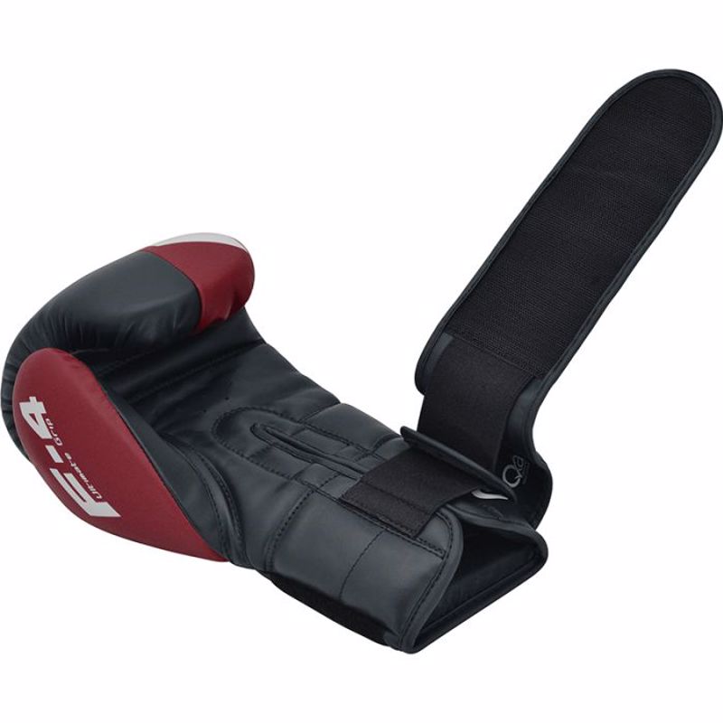 RDX F4 REX BOXING GLOVES - Maroon/blue